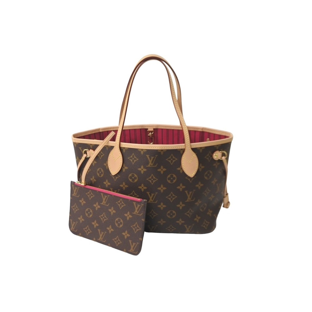 Louis Vuitton Neverfull handbag pouch Pivoine Monogram